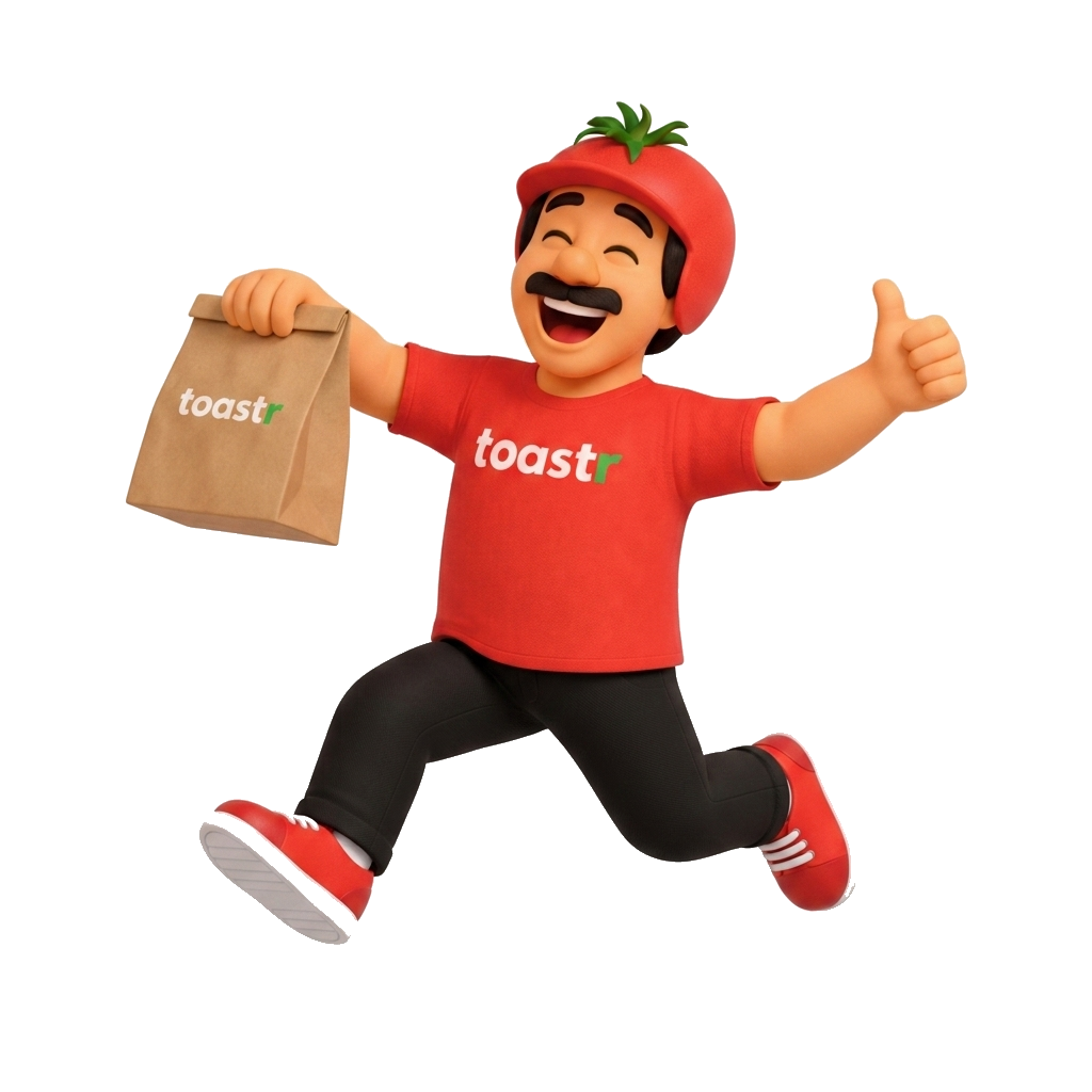 Toastr Mascot - All Your Delivery Apps in One