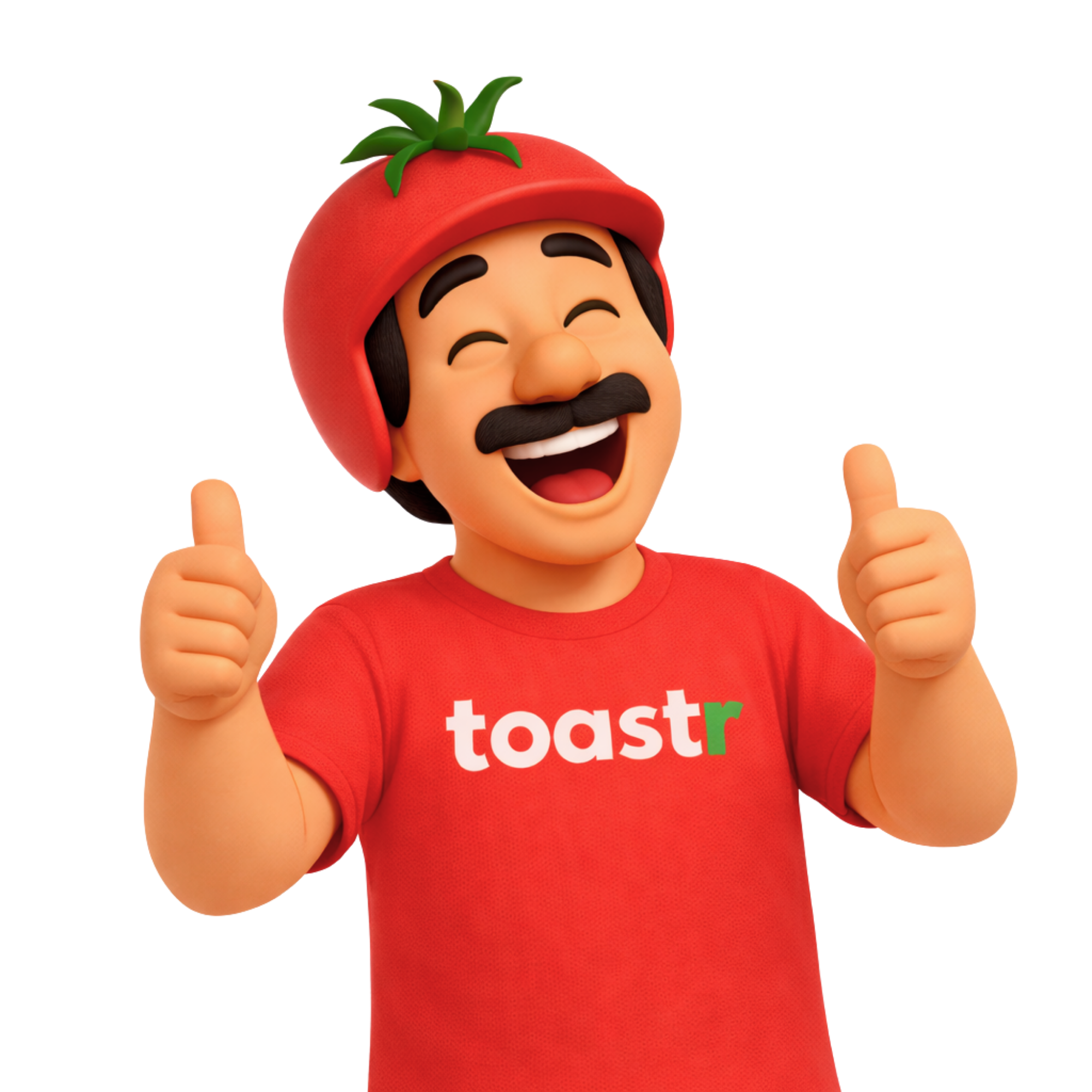 Toastr Mascot thumbs up